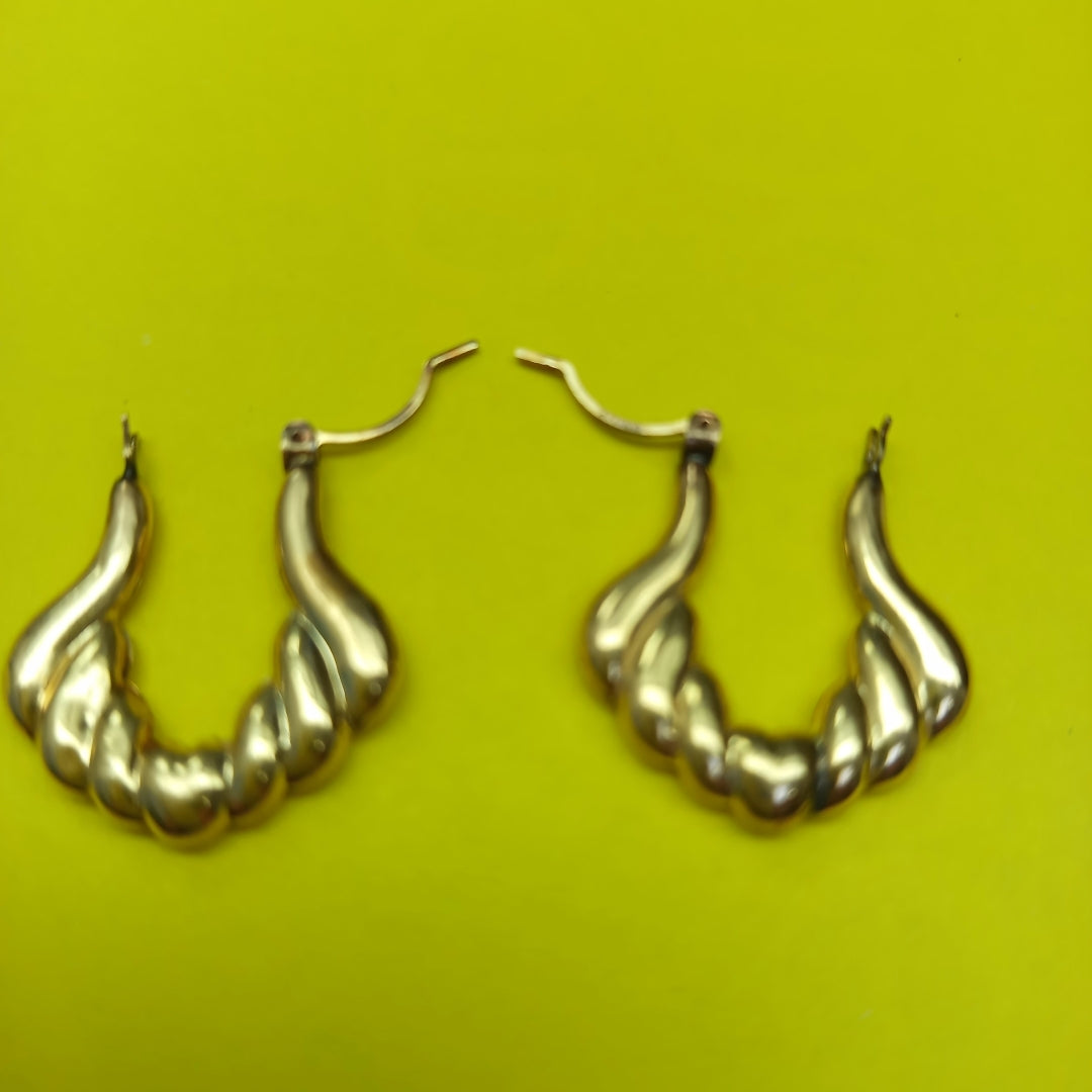 ARRACADAS PAR ORO 14 K 2.9 GRMS (SEMINUEVO)