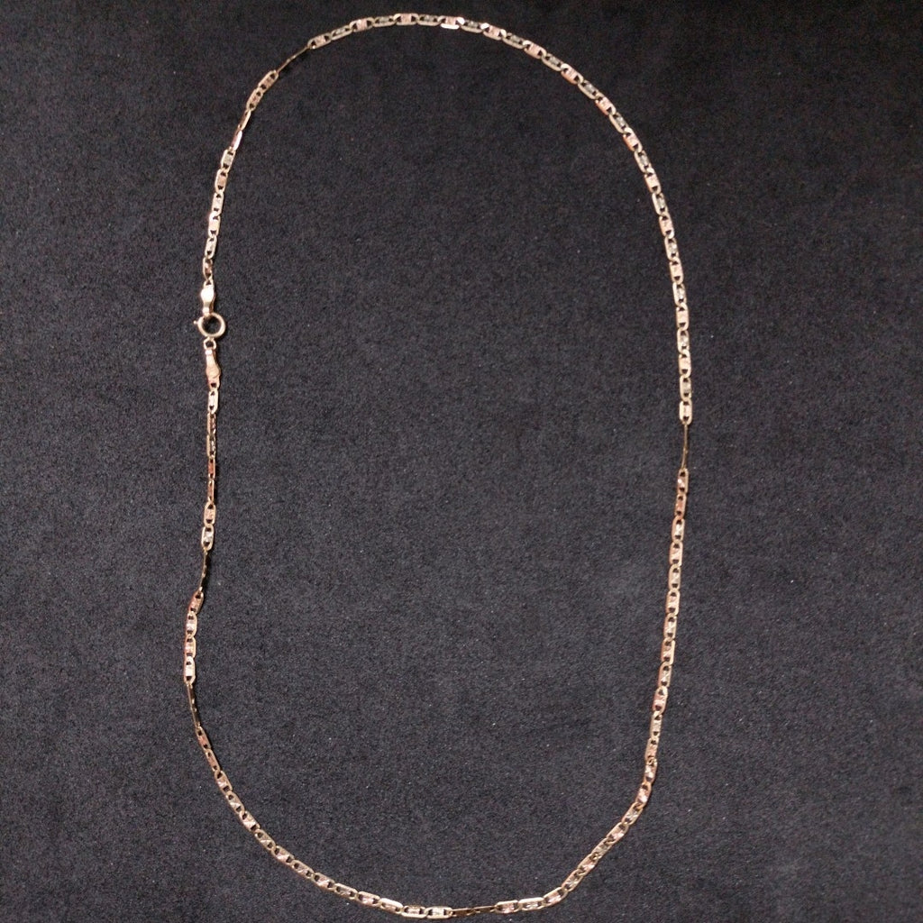 CADENA ORO COMBINADO 10 K 2,60 GRMS (SEMINUEVO)