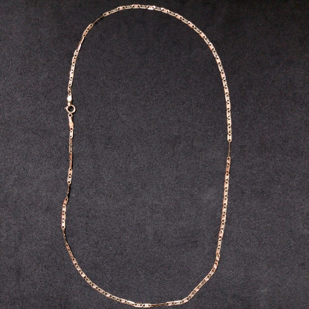 CADENA ORO COMBINADO 10 K 2,60 GRMS (SEMINUEVO)
