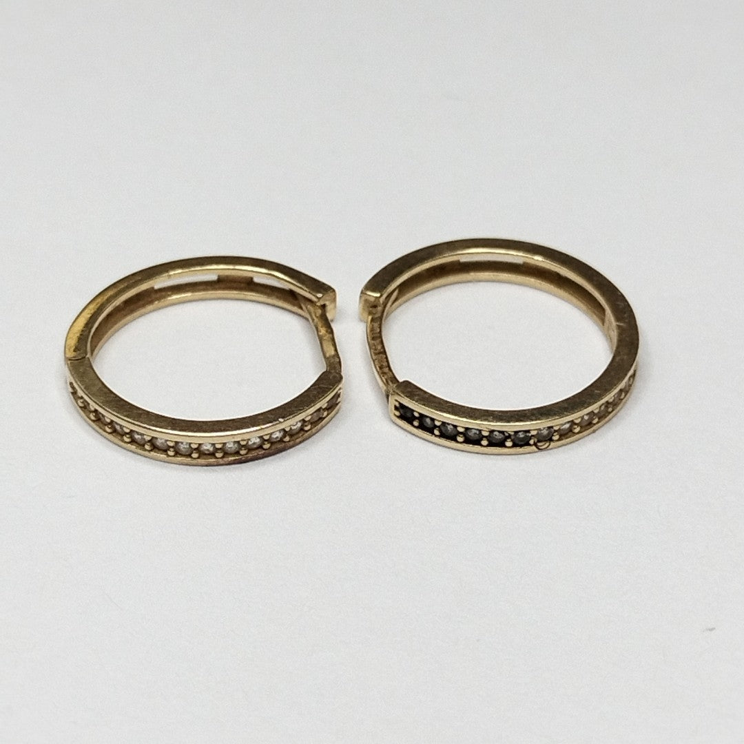 ARRACADAS PAR ORO 14 K 1,50 GRMS (SEMINUEVO)