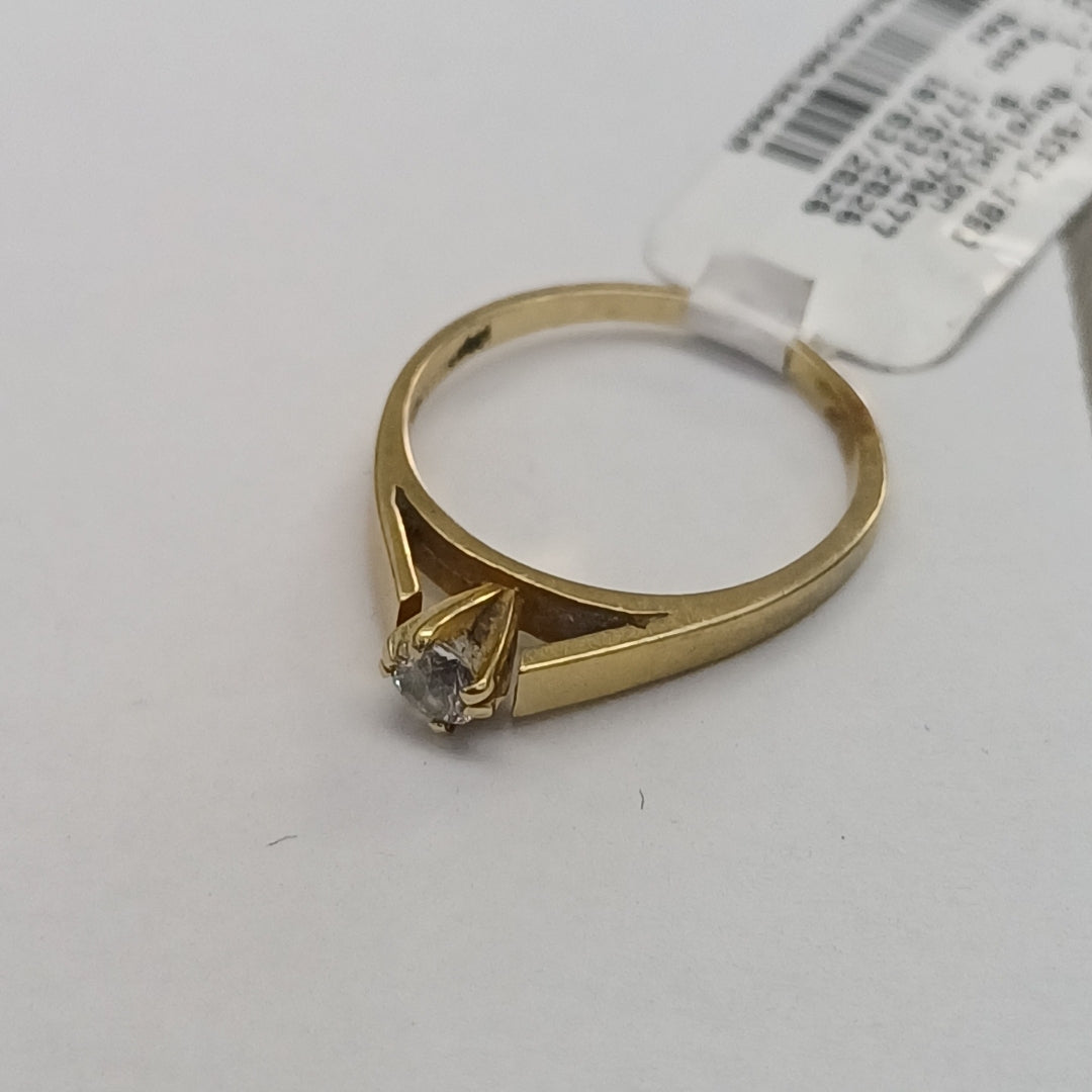 SOLITARIO ORO 14 K 2.6 GRMS (SEMINUEVO)