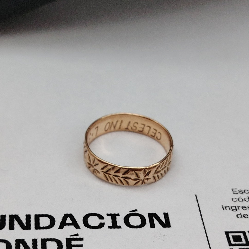 ARGOLLA ORO 10 K 2 GRMS (SEMINUEVO)