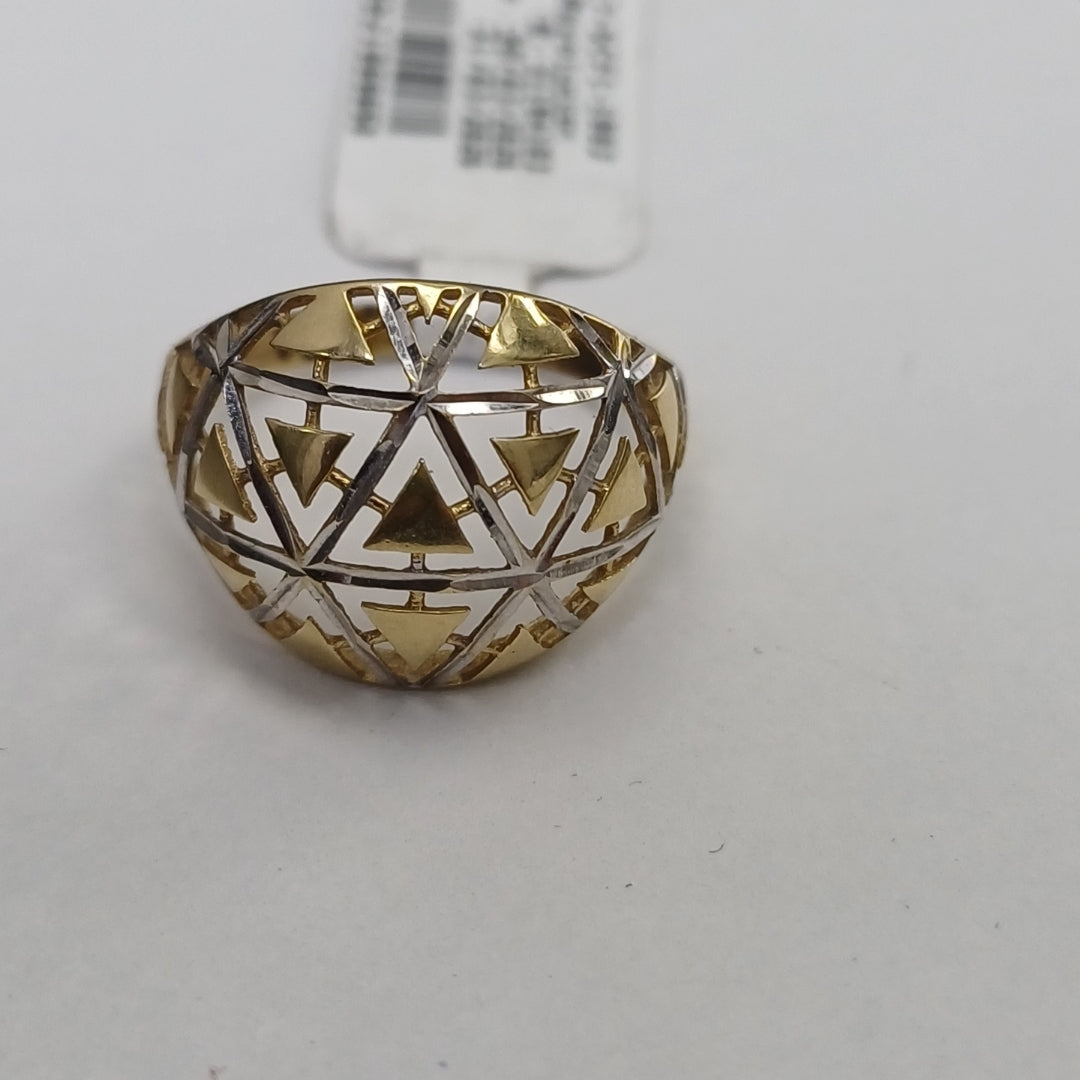 ANILLO ORO, ORO COMBINADO 14 K 2.2 GRMS (SEMINUEVO)