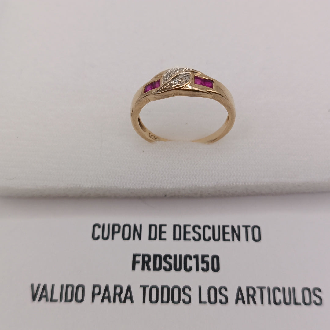 ANILLITO ORO 14 K 2.4 GRMS (SEMINUEVO)