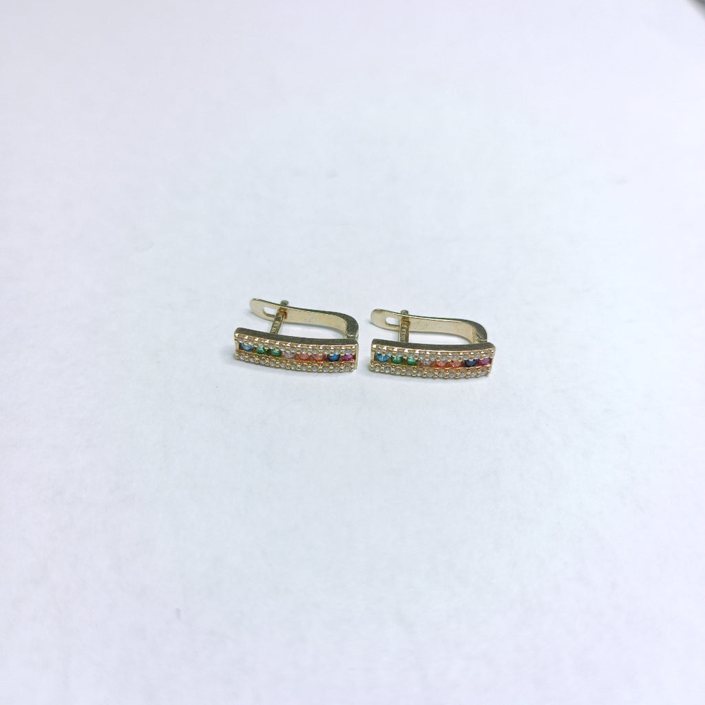 ARETES PAR ORO 14 K 2.8 GRMS (SEMINUEVO)