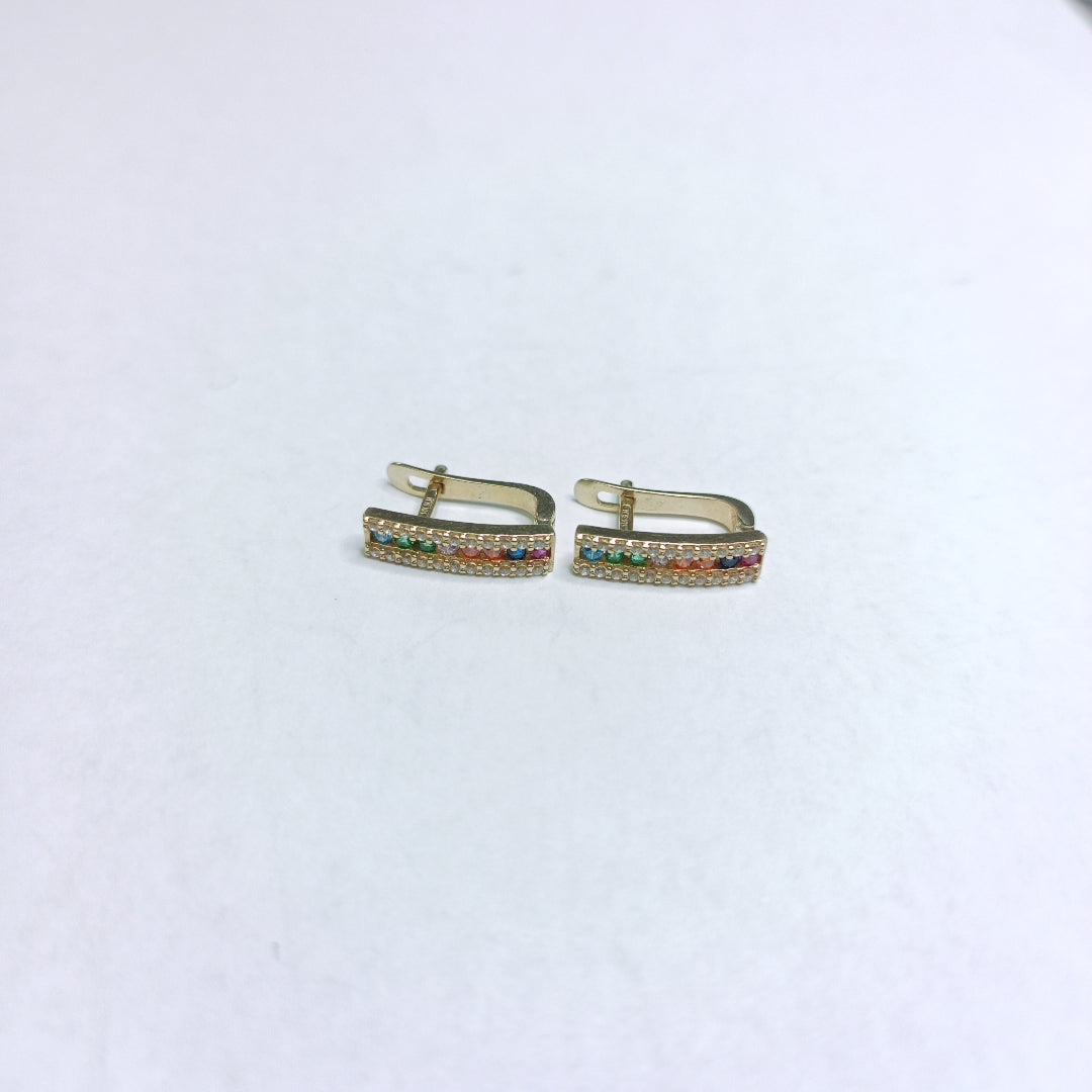 ARETES PAR ORO 14 K 2.8 GRMS (SEMINUEVO)