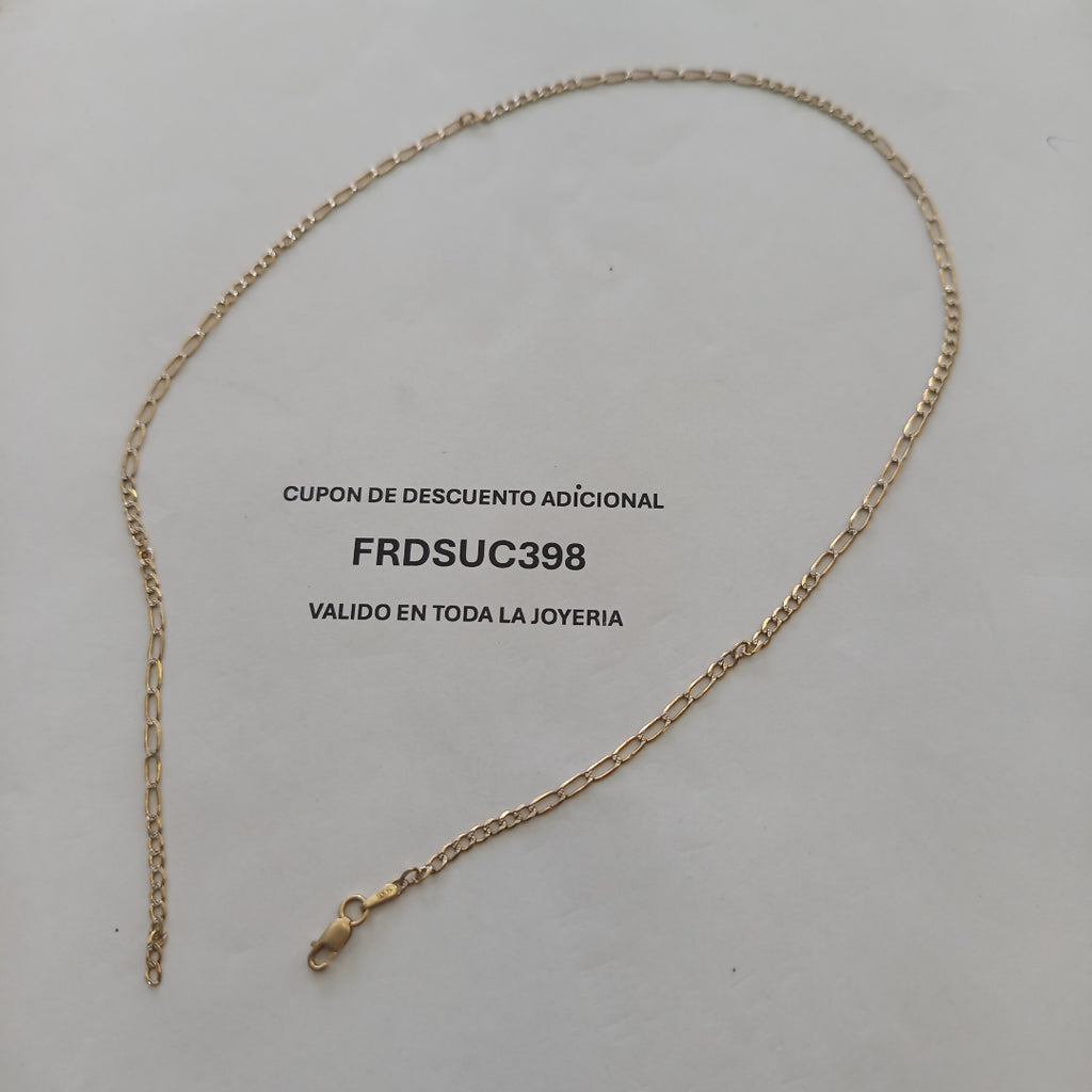 CADENA ORO 14 K 3.9 GRMS (SEMINUEVO)