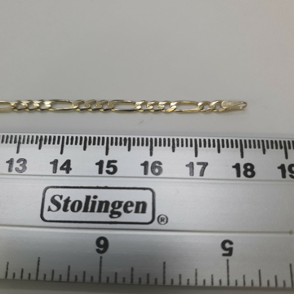 PULSERAS TEJIDO 3X1 ORO 14K 18 CM 2.9 GR (NUEVO)