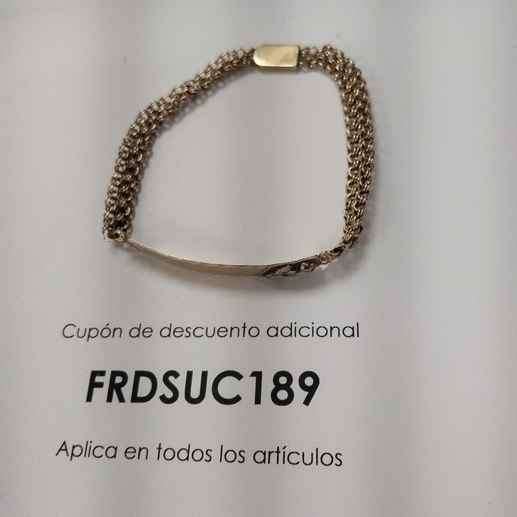 ESCLAVA ORO COMBINADO 14 K 10.9 GRMS (SEMINUEVO)