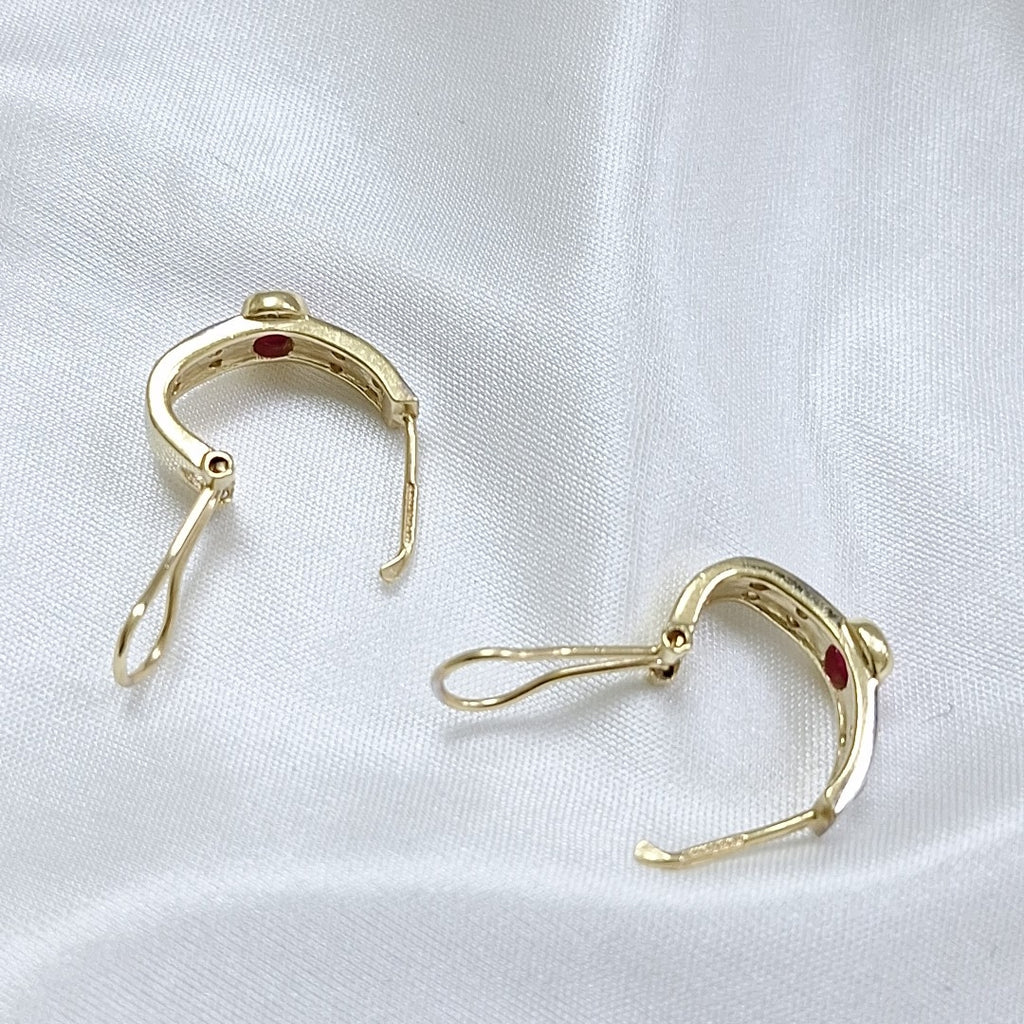 ARETES PAR ORO 14 K 6 GRMS (SEMINUEVO)