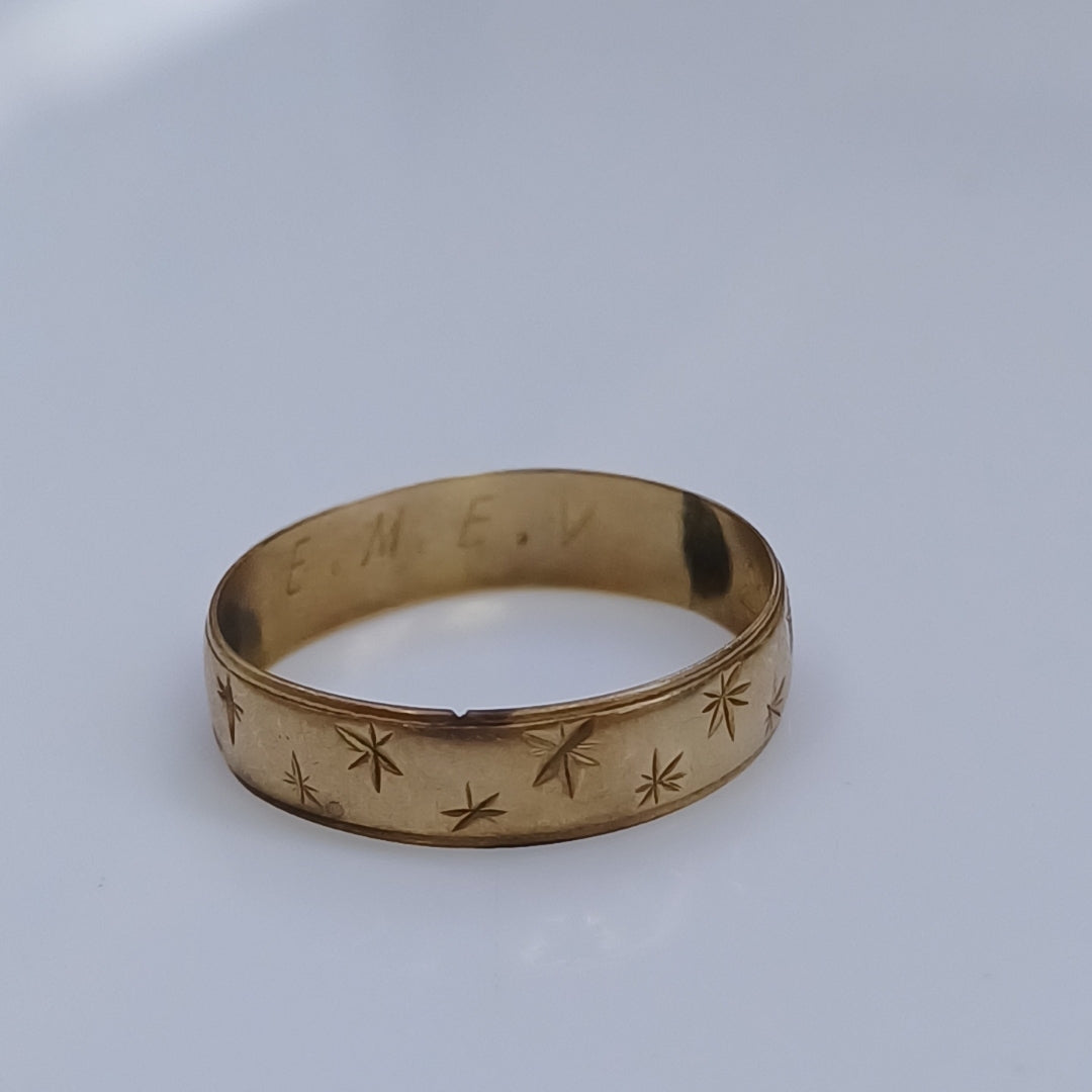 ARGOLLA ORO 10 K 1,10 GRMS (SEMINUEVO)