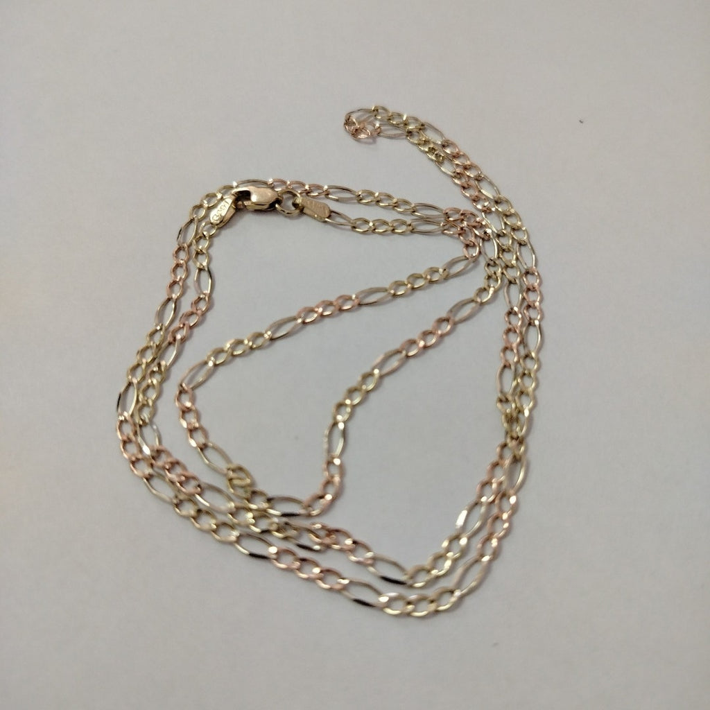 CADENA ORO, ORO COMBINADO 10 K 4.9 GRMS (SEMINUEVO)