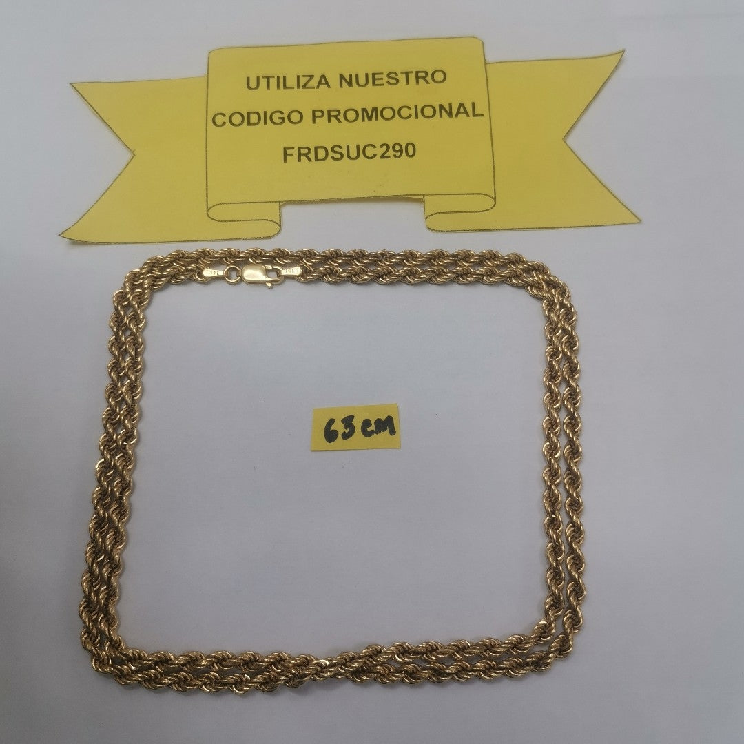 CADENA ORO 14 K 8.3 GRMS (SEMINUEVO)