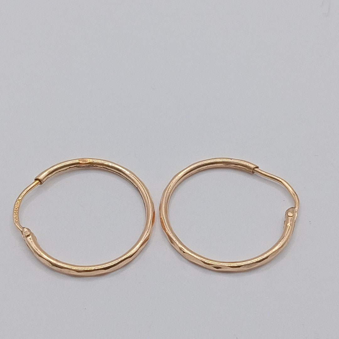 ARRACADAS PAR ORO 14 K 1.2 GRMS (SEMINUEVO)