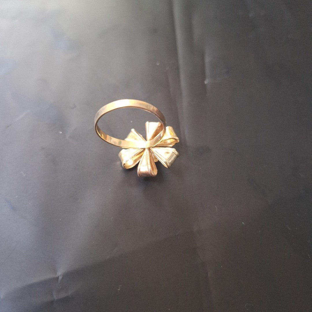 ANILLITO ORO COMBINADO 10 K 2,50 GRMS (SEMINUEVO)