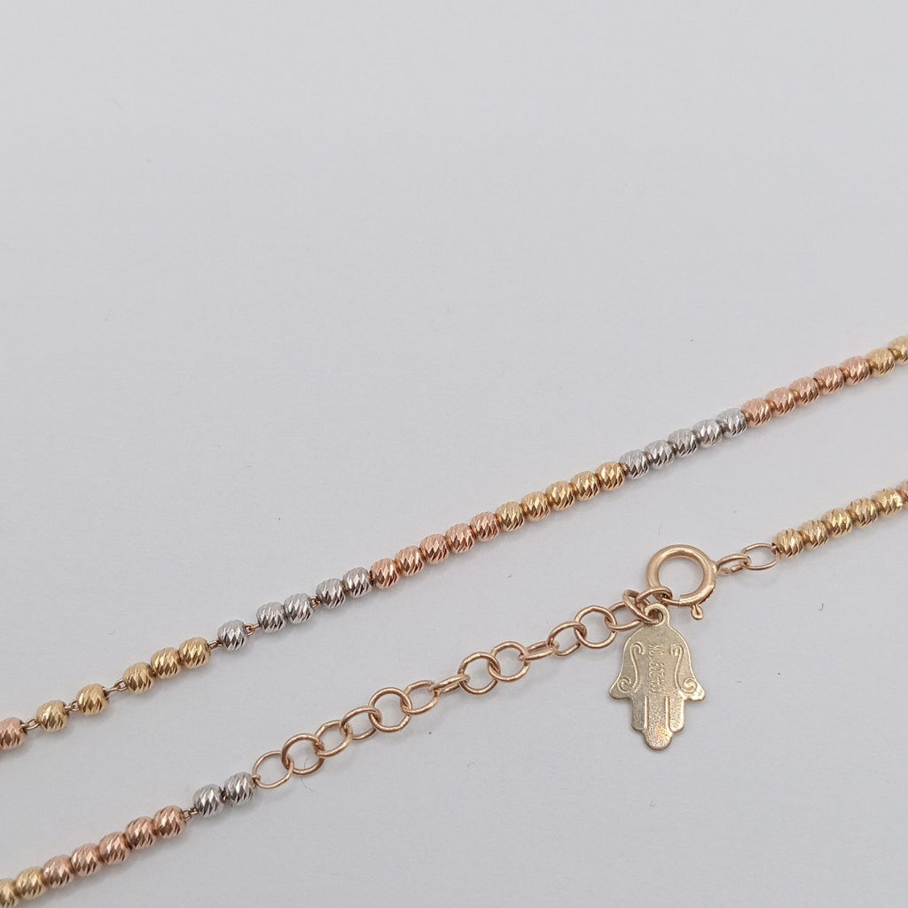 CADENA ORO COMBINADO 10 K 5,60 GRMS (SEMINUEVO)