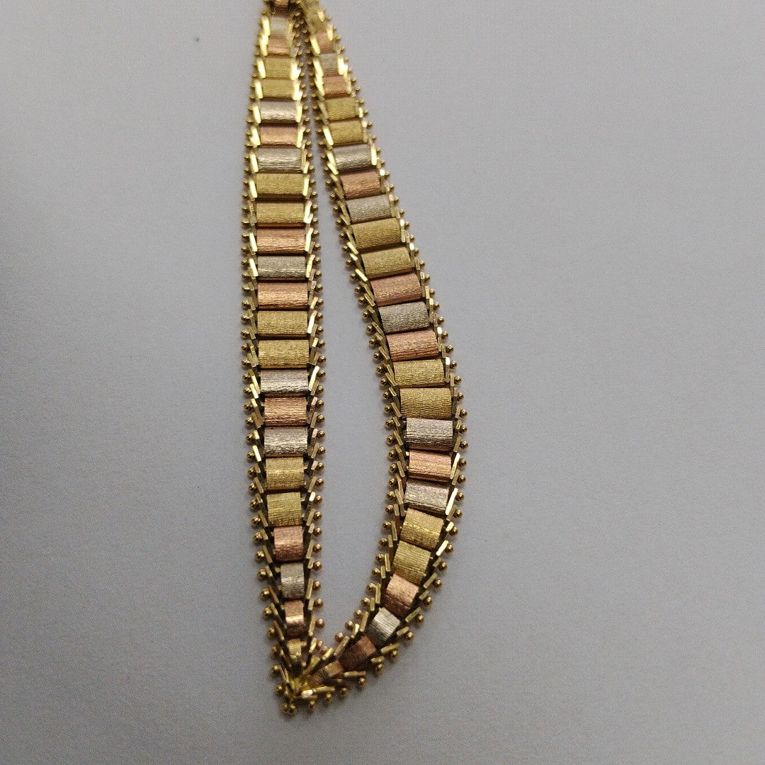 GARGANTILLA ORO, ORO COMBINADO 14 K 14 GRMS (SEMINUEVO)