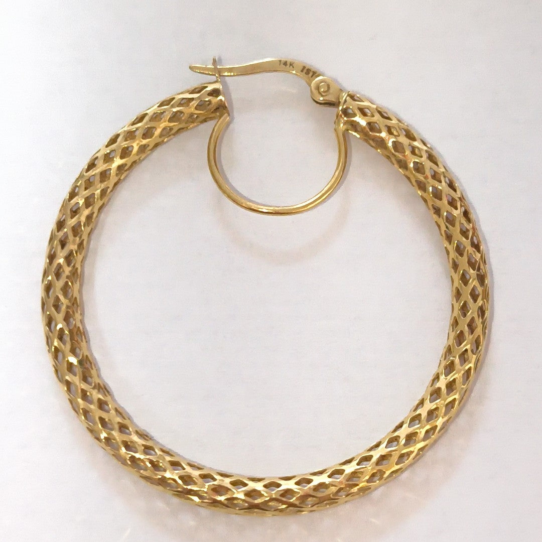 ARRACADAS PAR ORO 14 K 3,50 GRMS (SEMINUEVO)