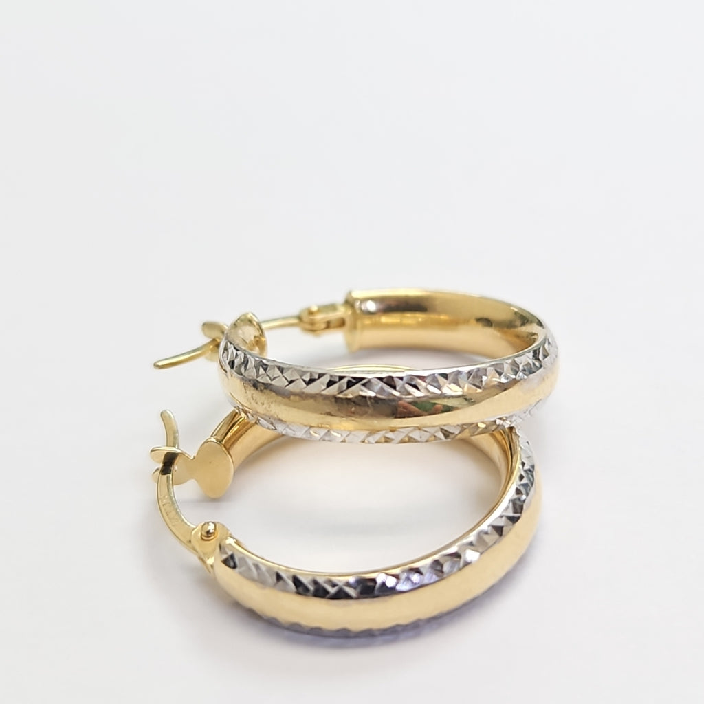 ARRACADAS PAR ORO 14 K 2.4 GRMS (SEMINUEVO)