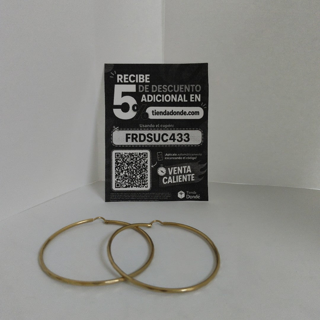 ARRACADAS PAR ORO 10 K 2.9 GRMS (SEMINUEVO)