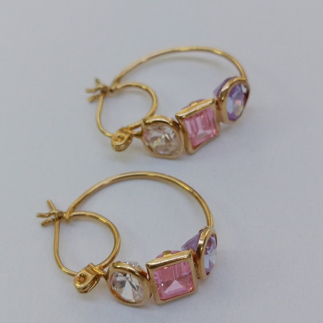 ARETES PAR ORO 14 K 3,50 GRMS (SEMINUEVO)