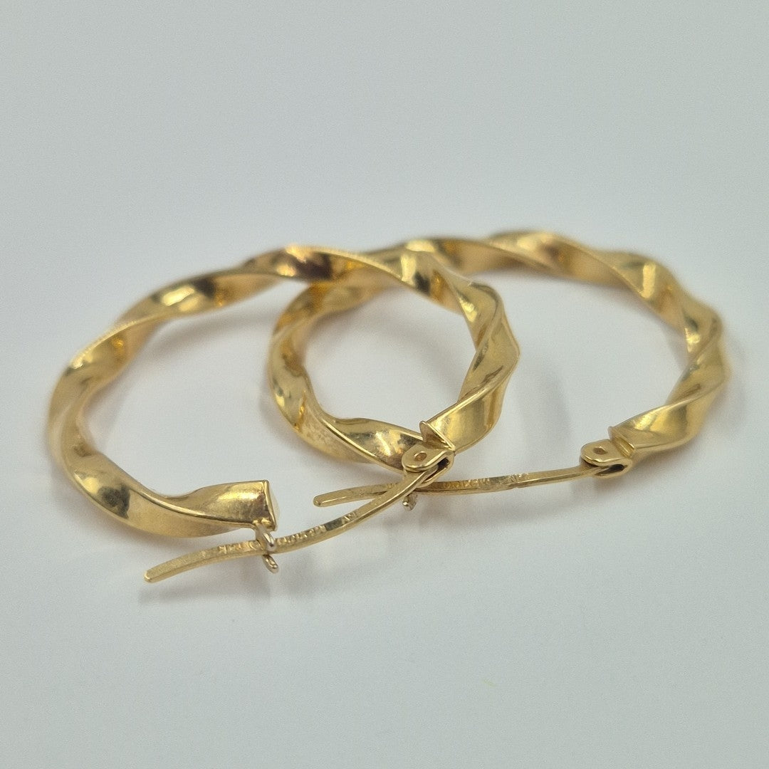 ARRACADAS PAR ORO 14 K 3,60 GRMS (SEMINUEVO)
