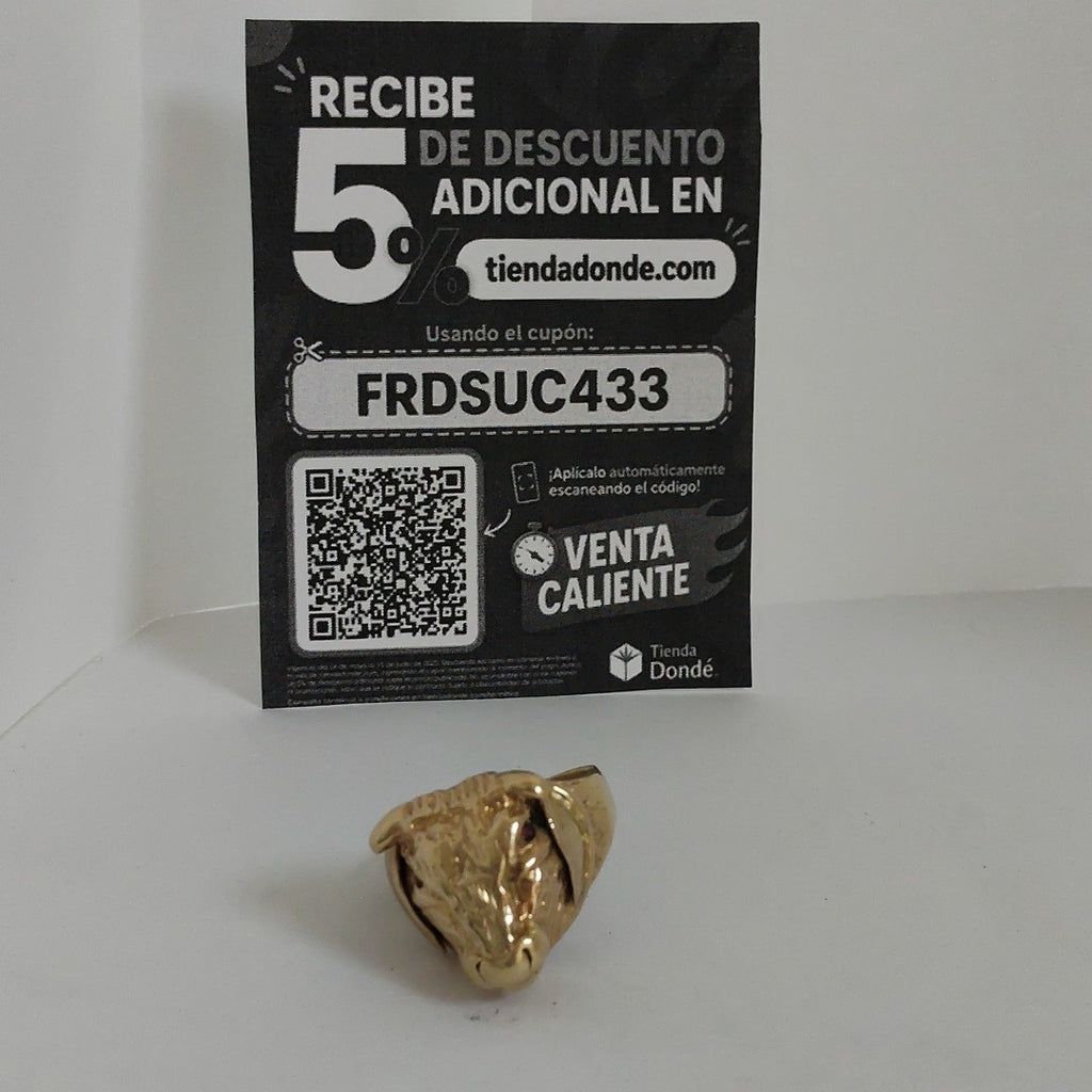 ANILLO ORO 14 K 16.5 GRMS (SEMINUEVO)