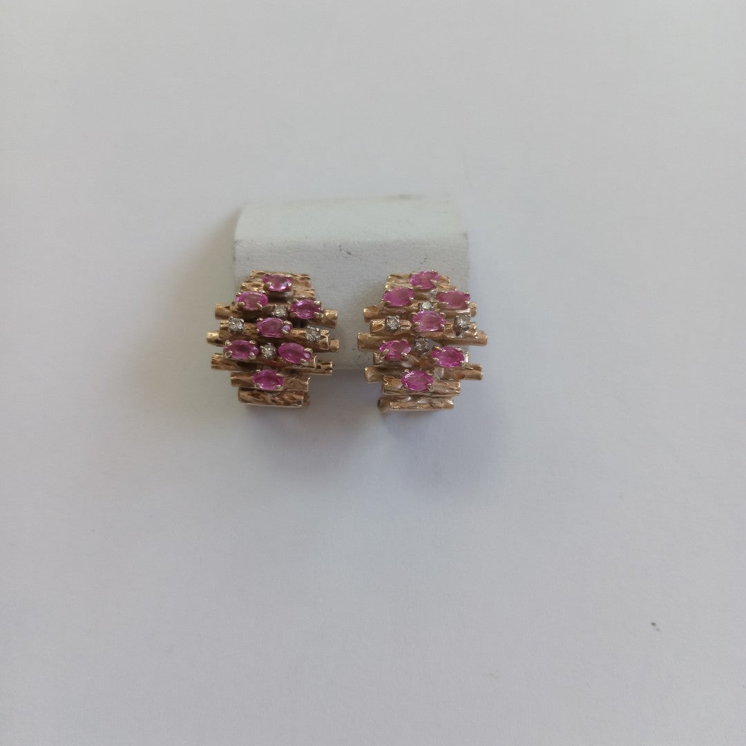 ARETES PAR ORO 12 K 12,20 GRMS (SEMINUEVO)