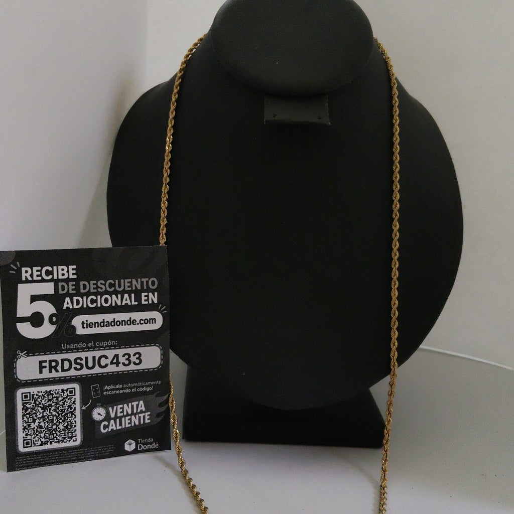 CADENA ORO 14 K 13.9 GRMS (SEMINUEVO)