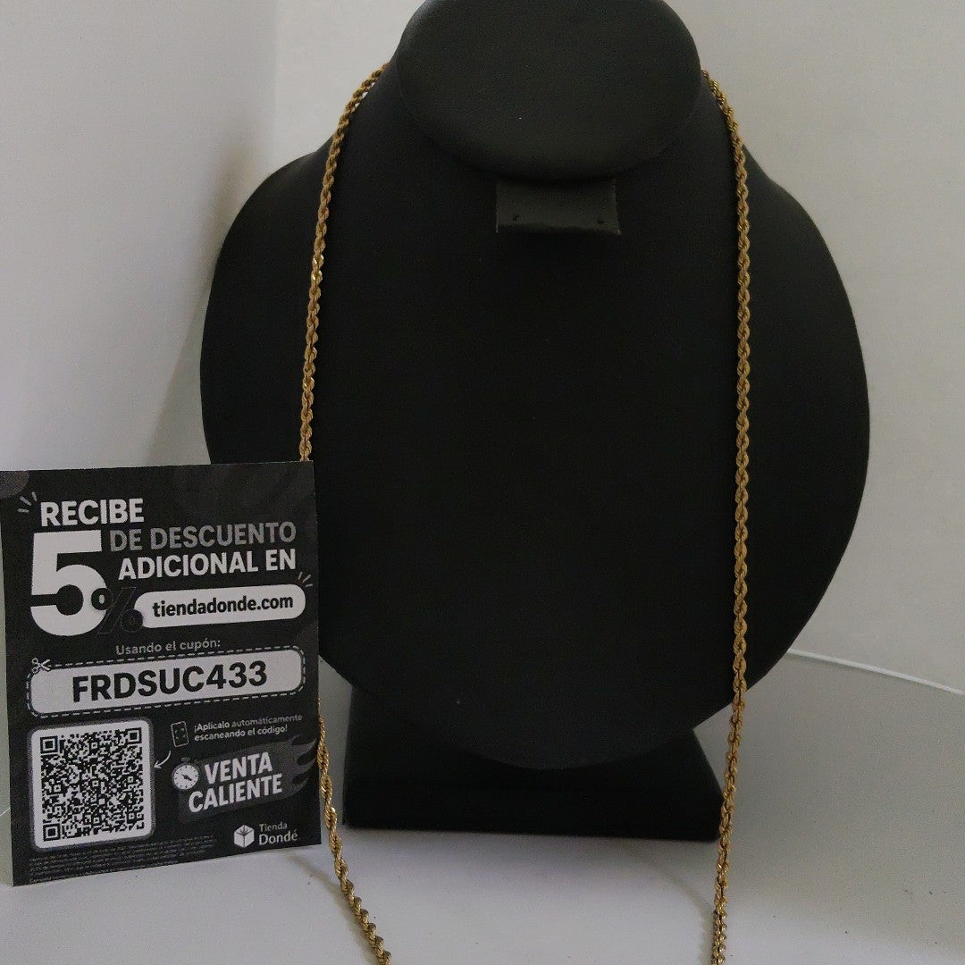 CADENA ORO 14 K 13.9 GRMS (SEMINUEVO)
