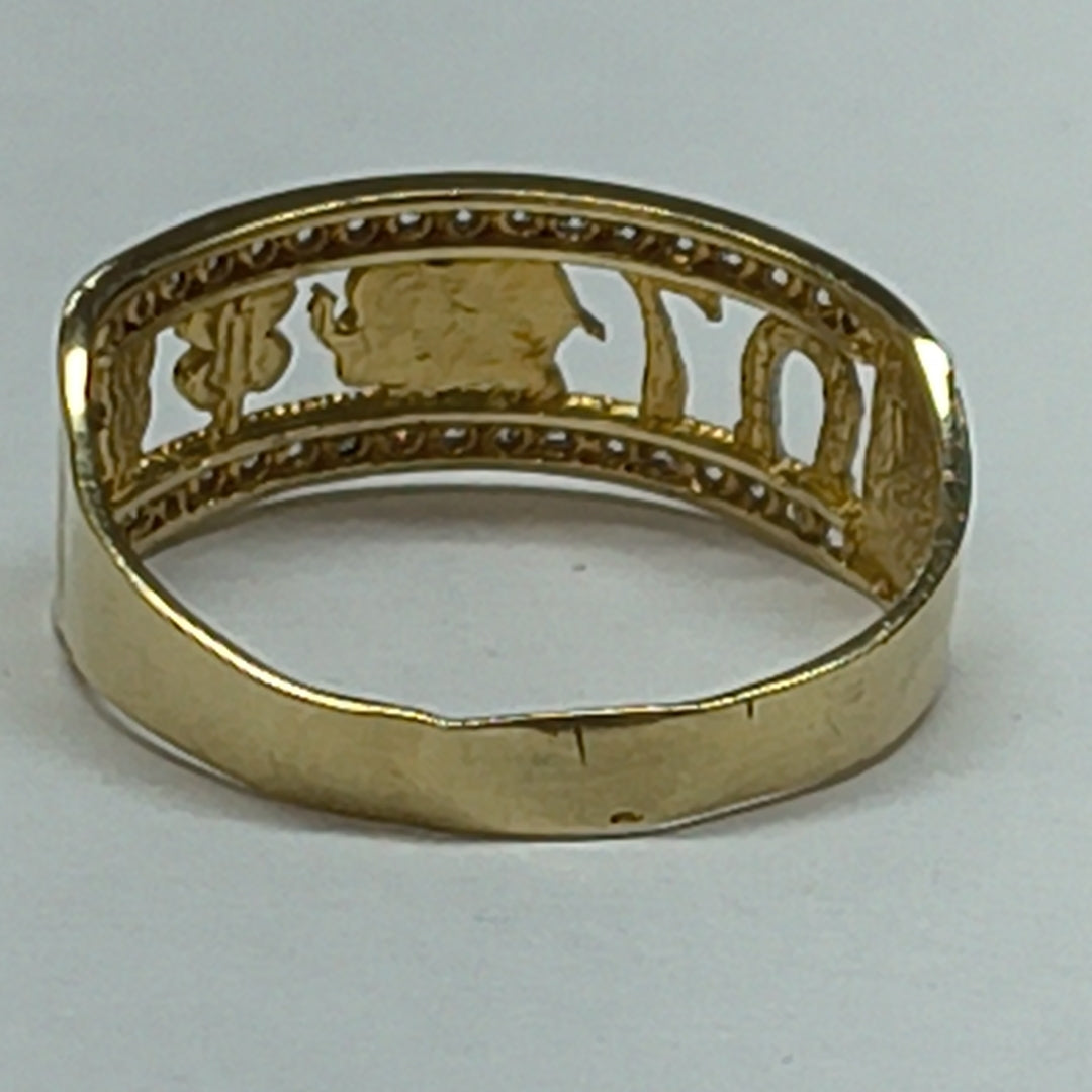 ANILLITO ORO 10 K 2,10 GRMS (SEMINUEVO)
