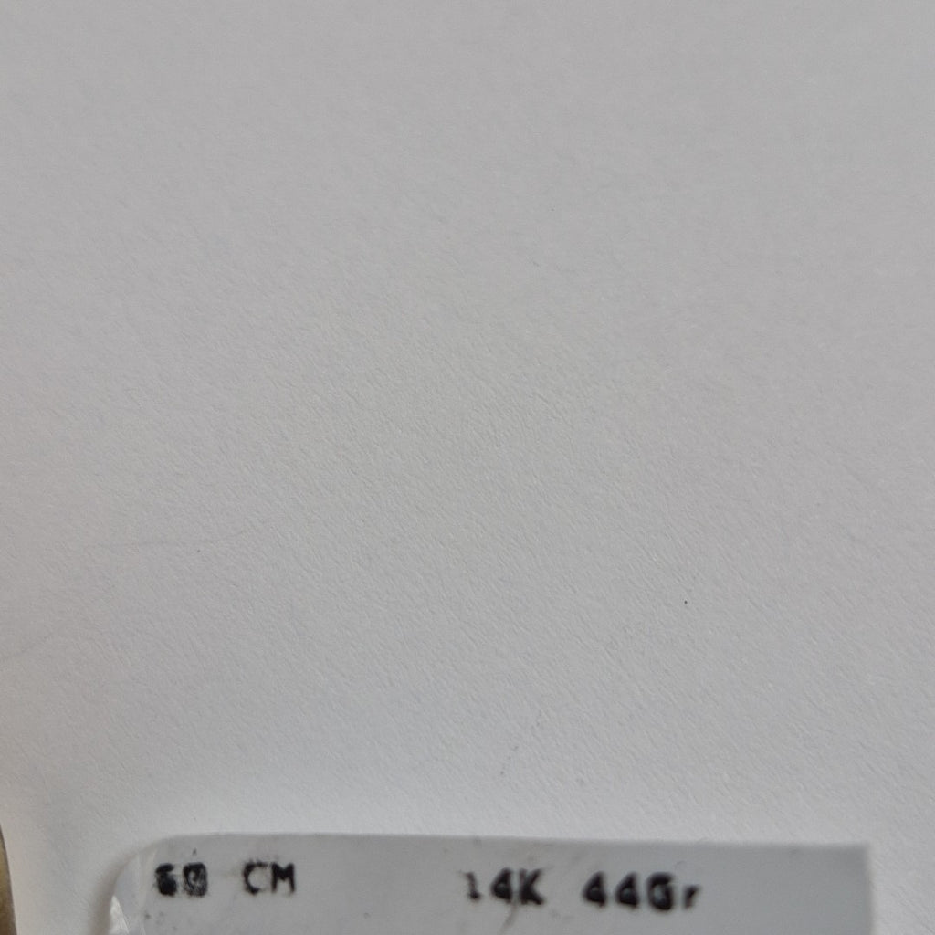 CADENA TEJIDO 3X1 ORO 14K 60 44 GR (NUEVO)