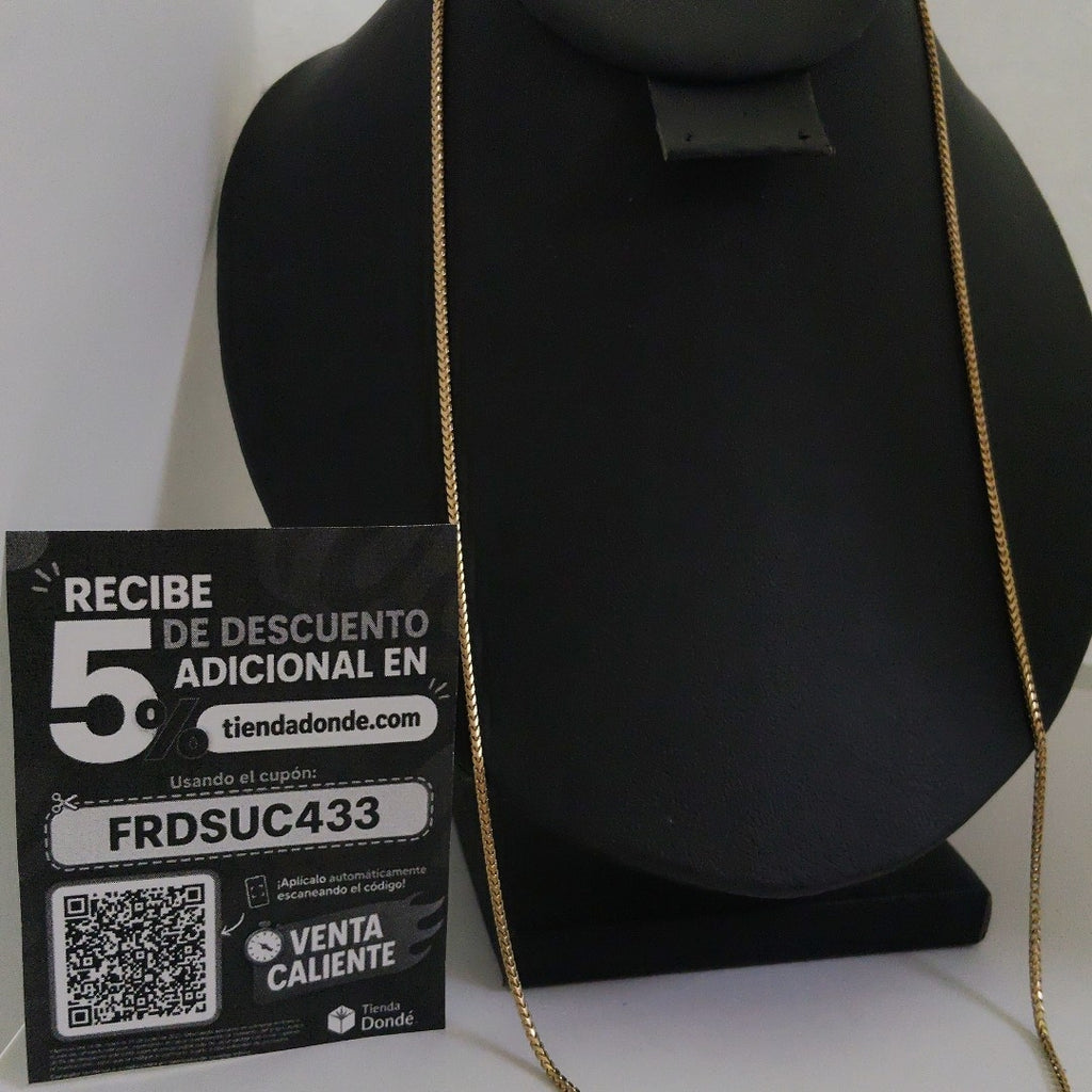CADENA ORO 14 K 7.7 GRMS (SEMINUEVO)