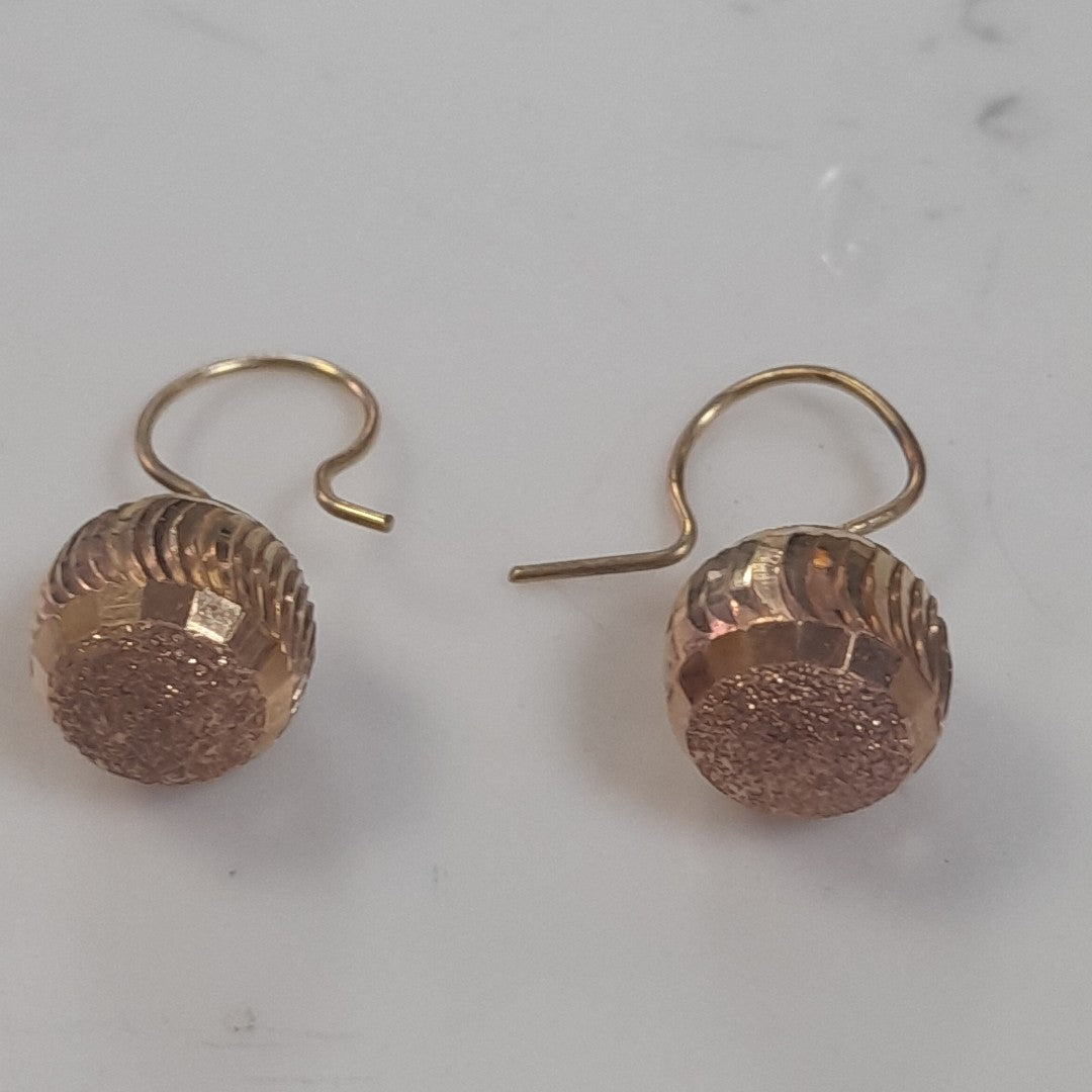 ARETES PAR ORO 10 K 2.8 GRMS (SEMINUEVO)