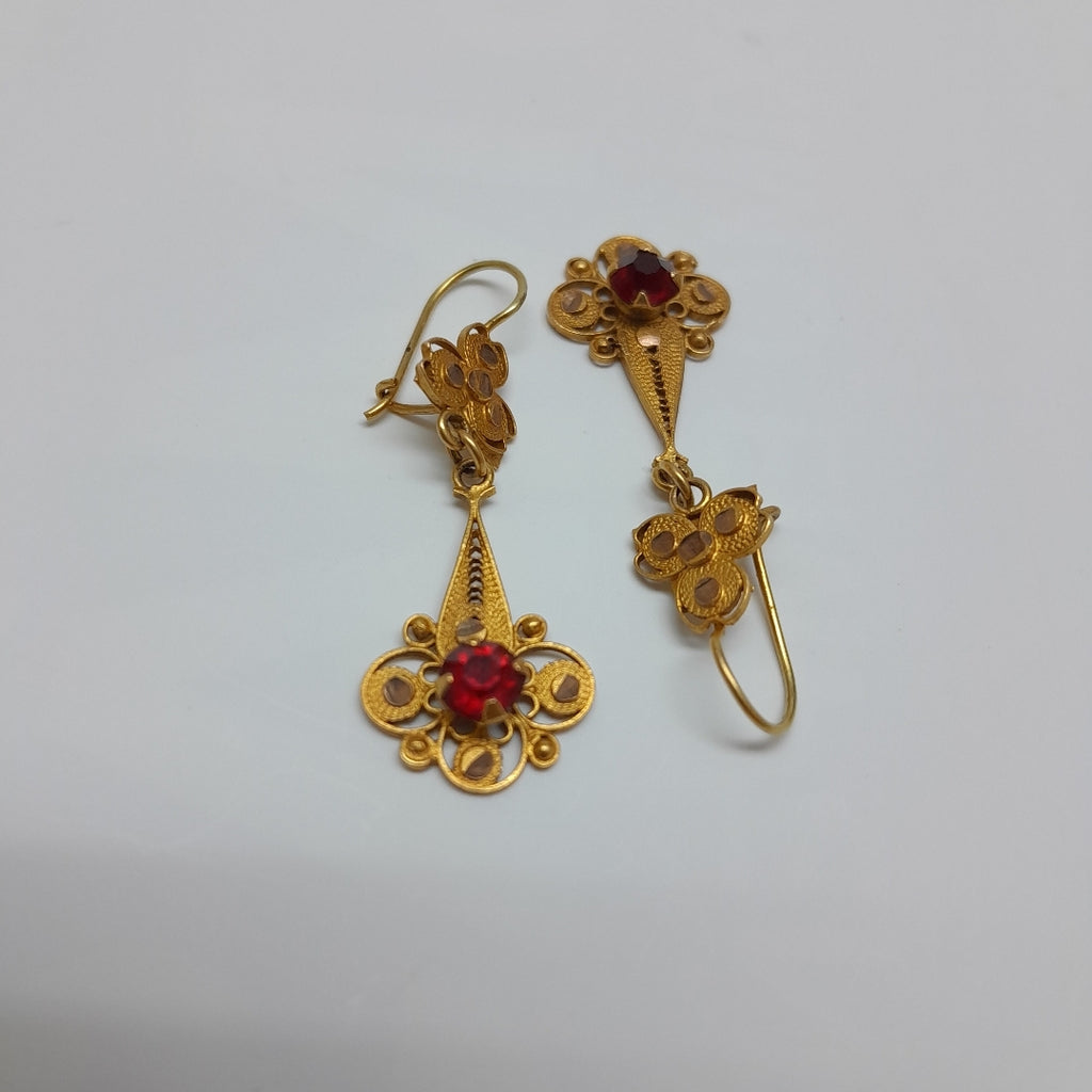 ARETES PAR ORO 8 K 2.7 GRMS (SEMINUEVO)
