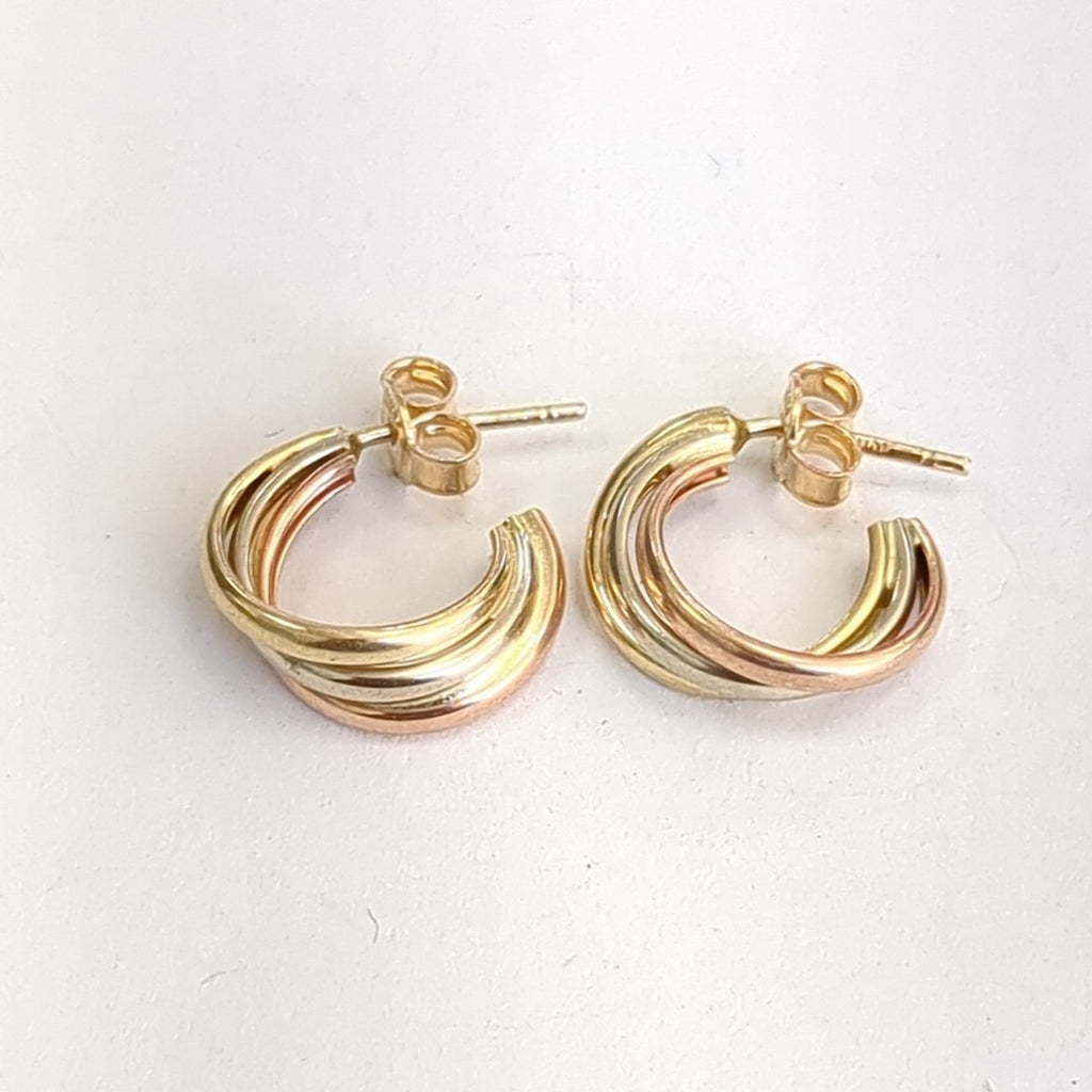 ARRACADAS PAR ORO 8 K 2,60 GRMS (SEMINUEVO)