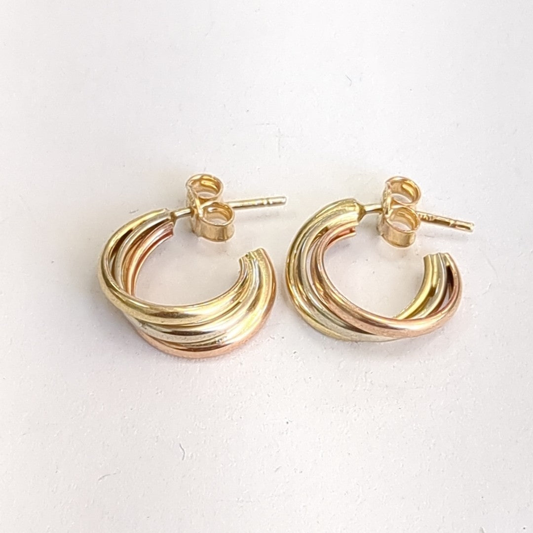 ARRACADAS PAR ORO 8 K 2,60 GRMS (SEMINUEVO)