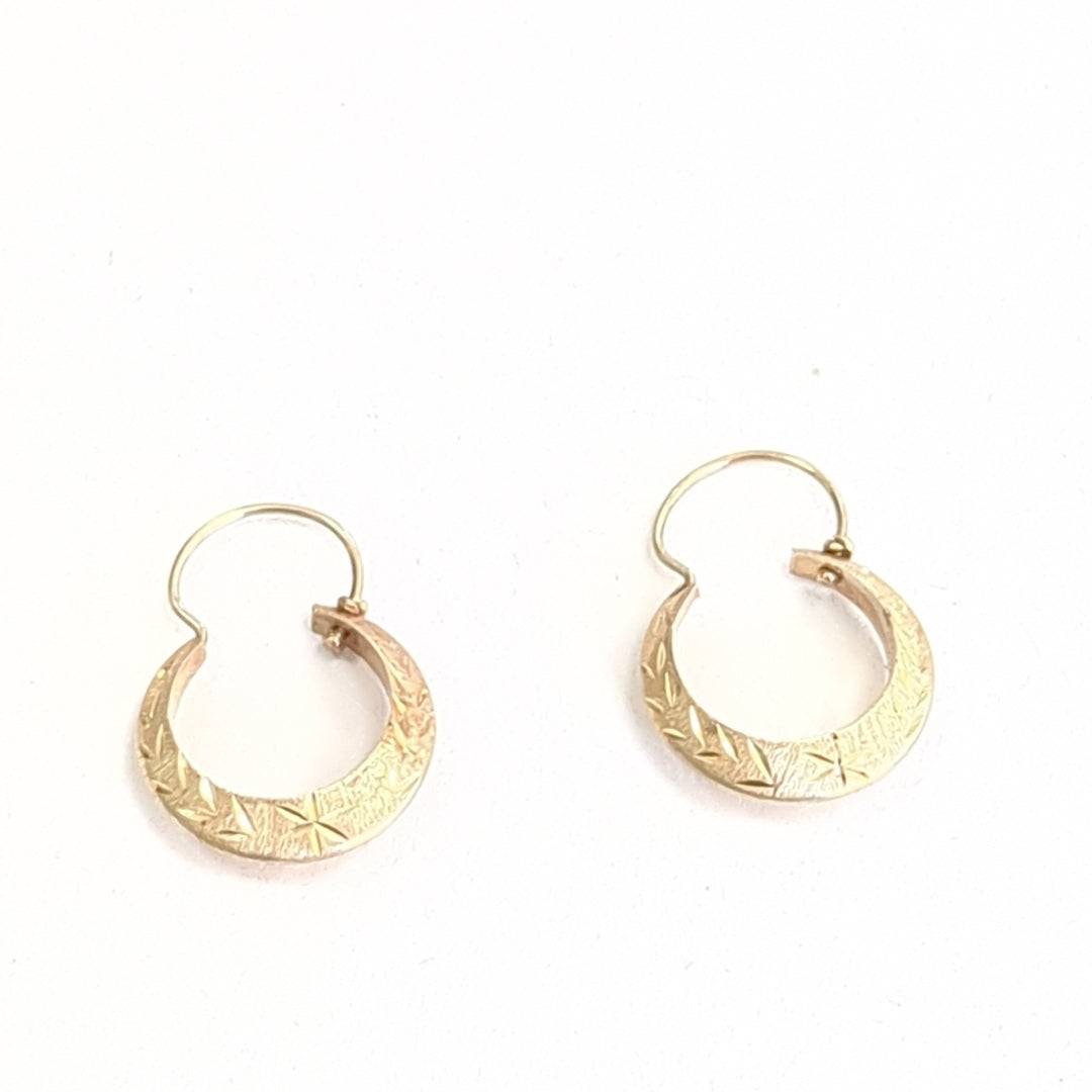 ARRACADAS PAR ORO 10 K 1,50 GRMS (SEMINUEVO)