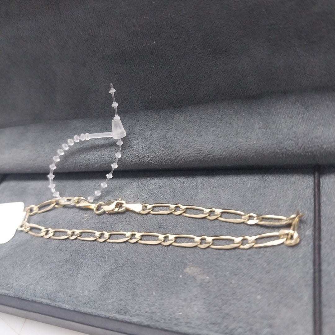 PULSERAS 1X1 ORO 14K 18 CM 2.6 GR (NUEVO)