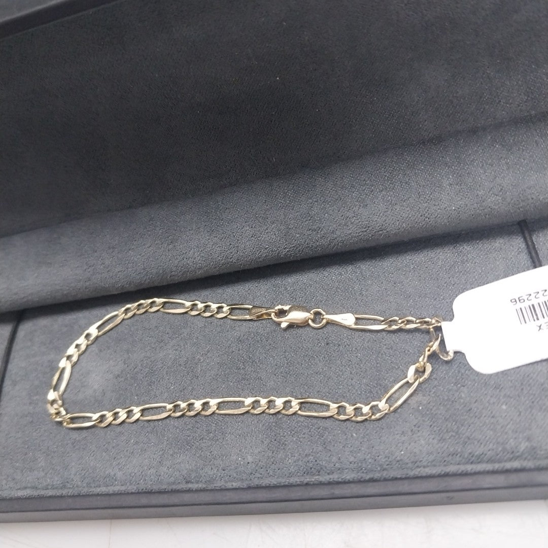 PULSERAS TEJIDO 3X1 ORO 14K 18 CM 2.9 GR (NUEVO)