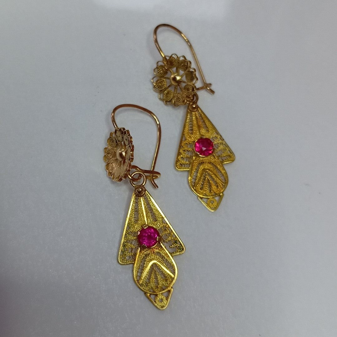 ARETES PAR ORO 10 K 3,70 GRMS (SEMINUEVO)
