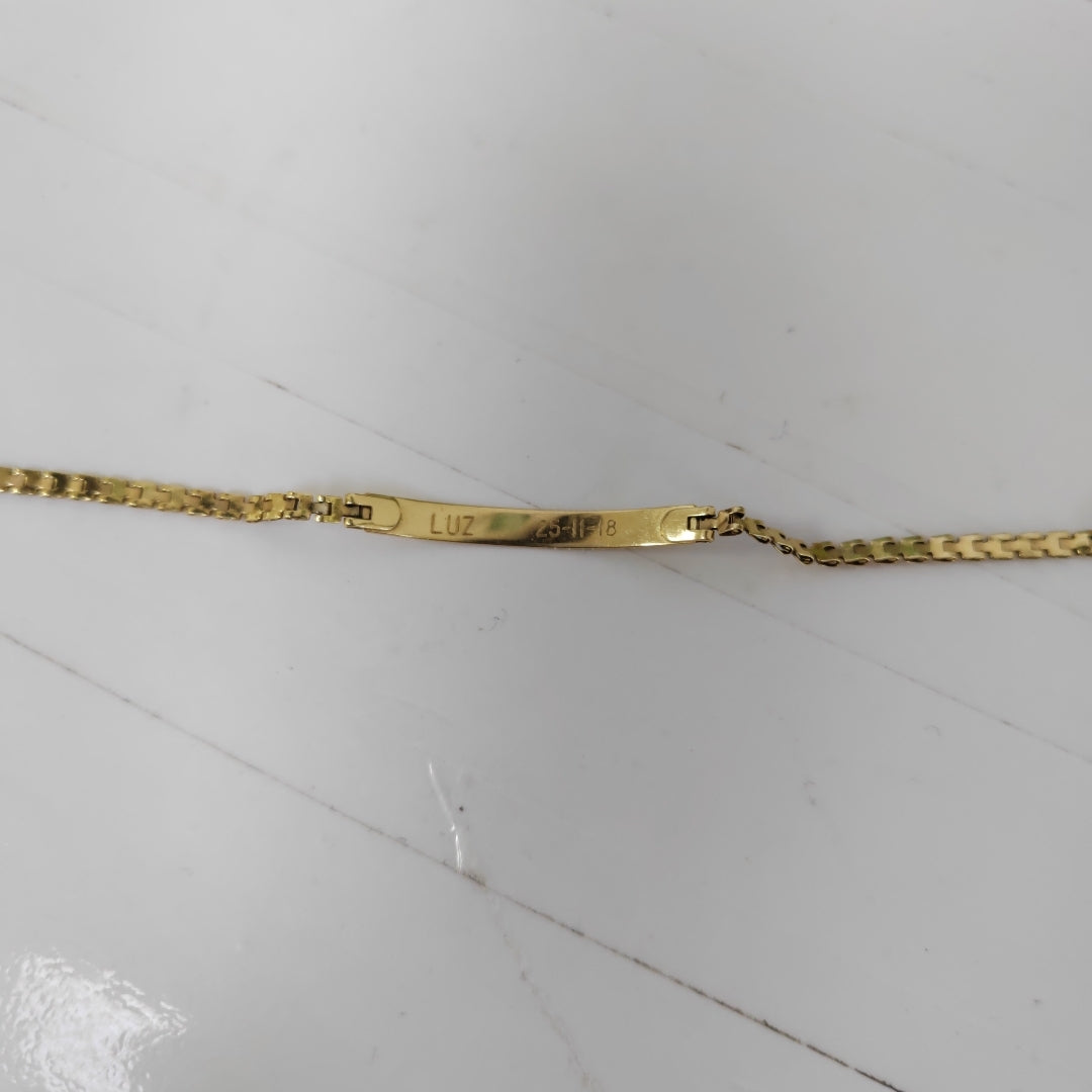 ESCLAVA ORO 14 K 2.3 GRMS (SEMINUEVO)