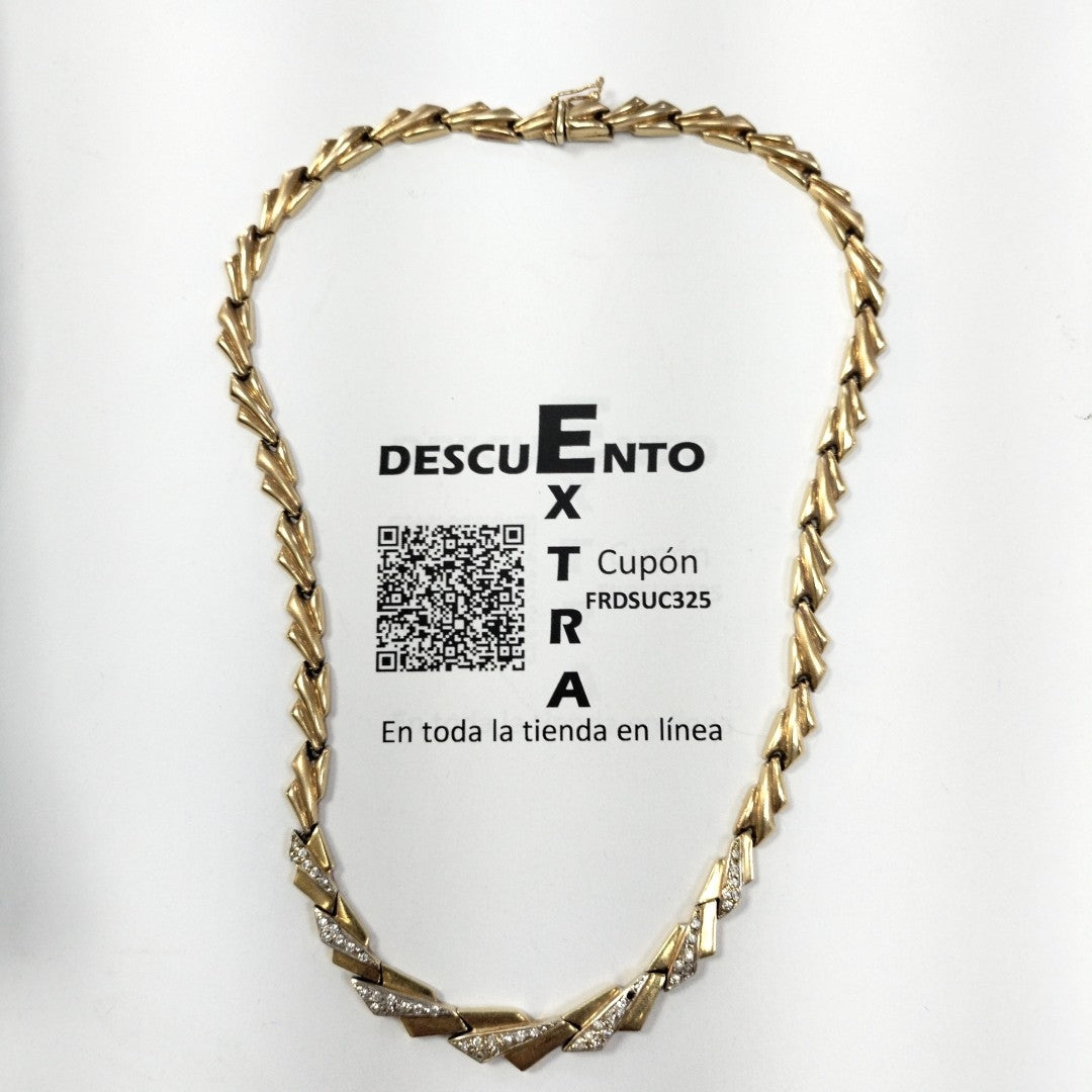 GARGANTILLA ORO 14 K 24.8 GRMS (SEMINUEVO)