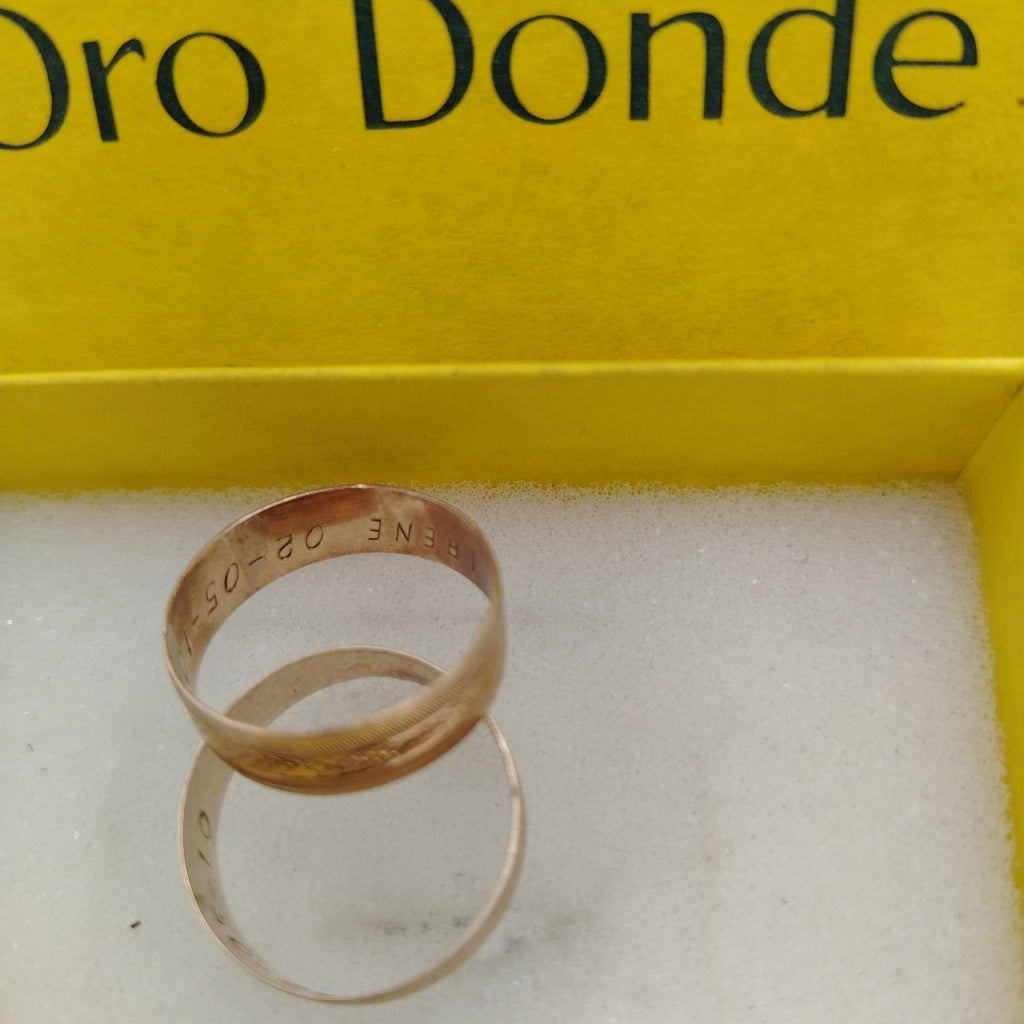 ARGOLLA ORO 8 K 3.7 GRMS (SEMINUEVO)