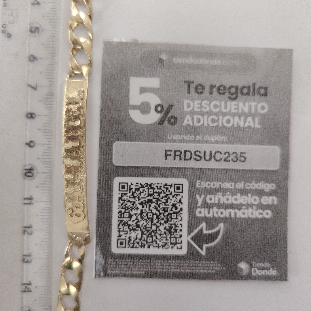 ESCLAVA ORO 14 K 17,00 GRMS (SEMINUEVO)