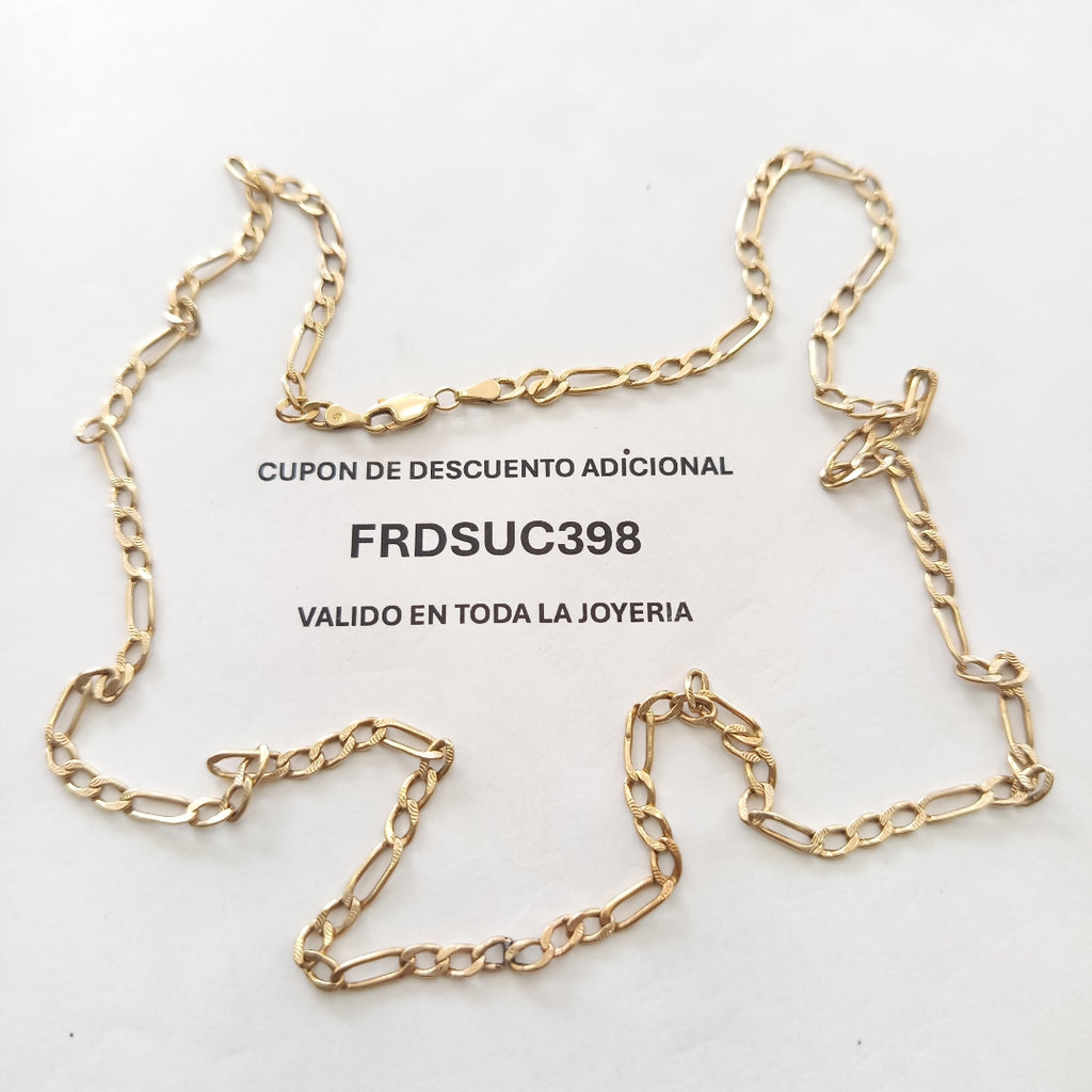 CADENA ORO 14 K 7.9 GRMS (SEMINUEVO)