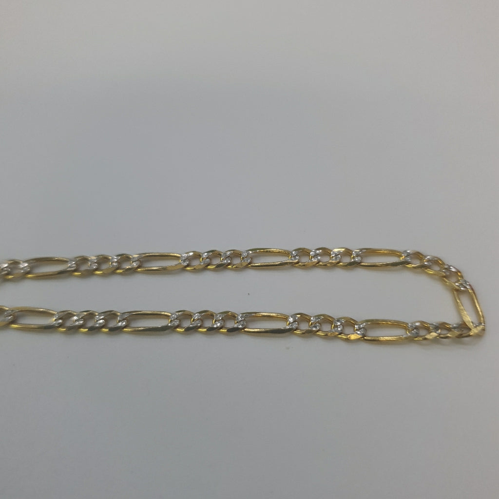 PULSERAS 3X1 DIAMANTADA ORO 14K 18 CM 3 GR (NUEVO)