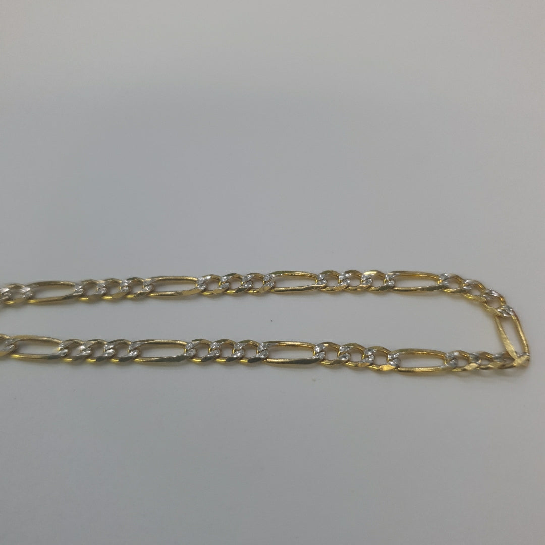 PULSERAS 3X1 DIAMANTADA ORO 14K 18 CM 3 GR (NUEVO)