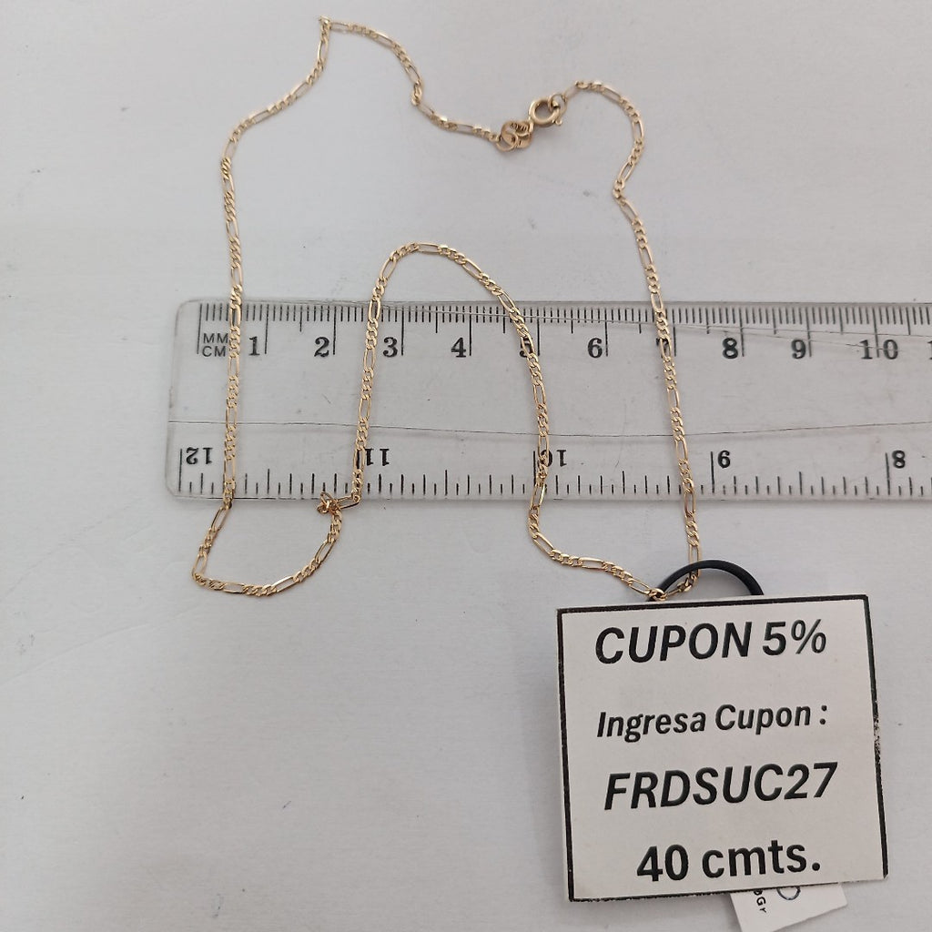 CADENA ORO 14 K 1,50 GRMS (SEMINUEVO)