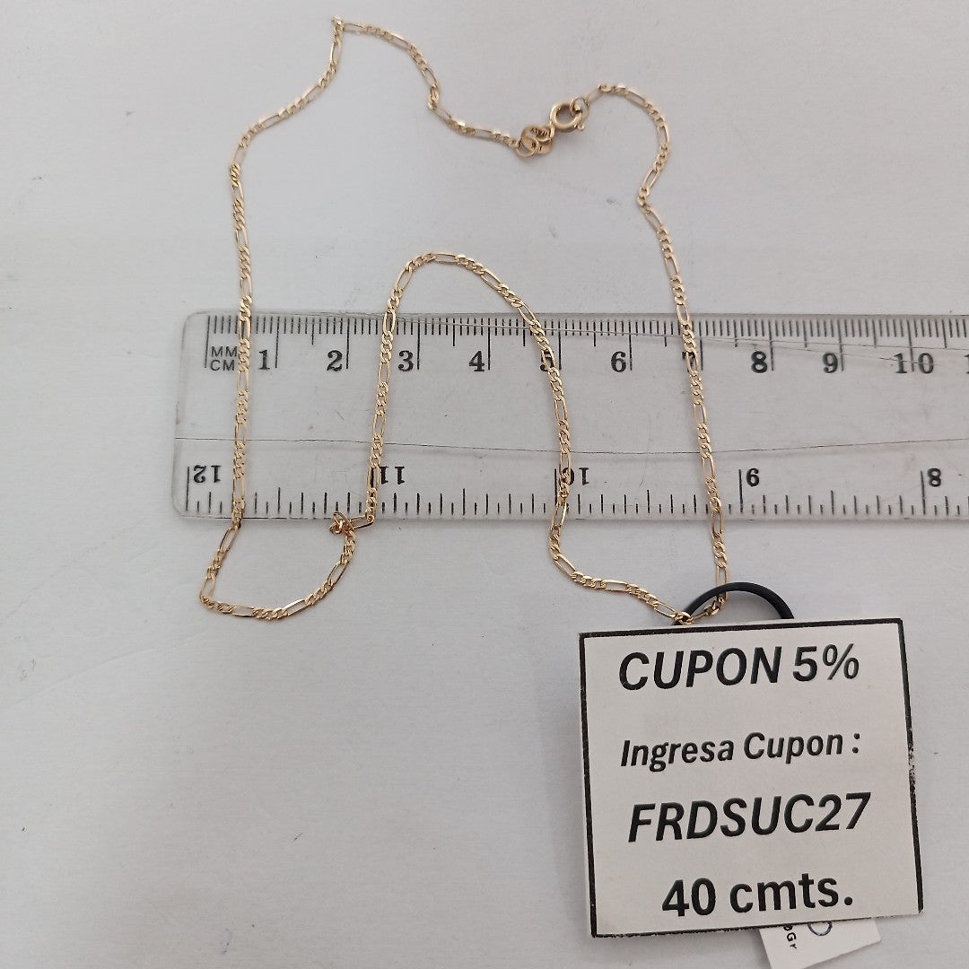 CADENA ORO 14 K 1,50 GRMS (SEMINUEVO)